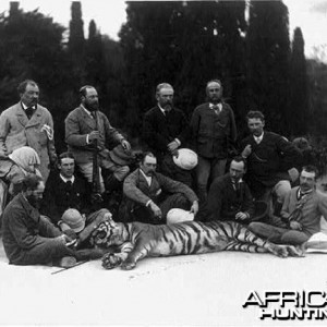 Prince of Wales after his Tiger hunt