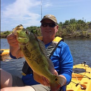 Kayak peacock bass