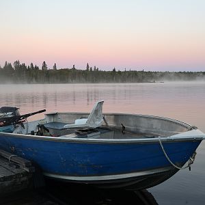Boat on Lake Canada