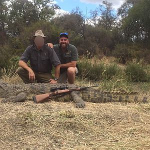 Hunt Crocodile in Matetsi Area Zimbabwe