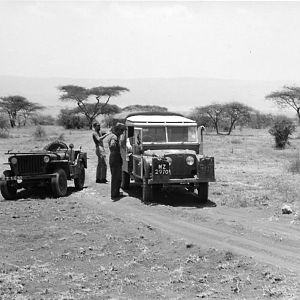 On the way to Ngorongoro Tanzania 1961