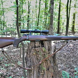 Steyr-Mannlicher Luxus full stock rifle in 7x57