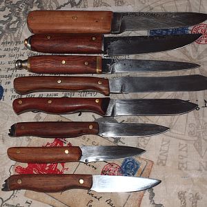 Kitchen Knives made for 1883 Era Black Powder hunt
