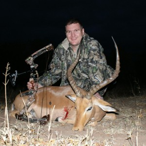 Bowhunting Impala hunted in South Africa