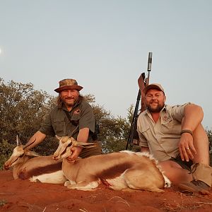 South Africa Cull Hunting Springbok