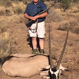 Hunting Gemsbok in South Africa