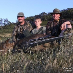 What hunting is all about a young hunter with his first ever deer