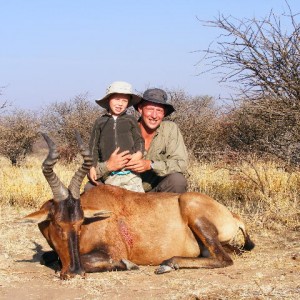 Hunting Hartebeest in Namibia