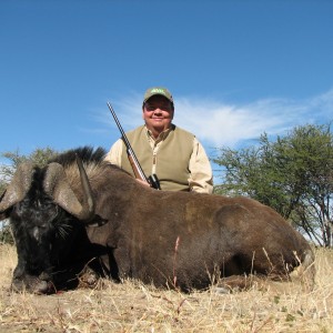 Hunting Black Gnu in Namibia