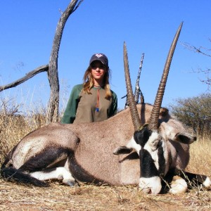 Hunting Gemsbok in Namibia