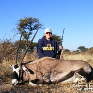 Hunting Gemsbok in Namibia