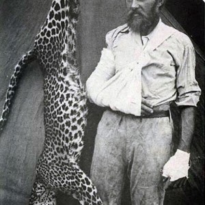 Carl Akeley and the Leopard he killed bare handed