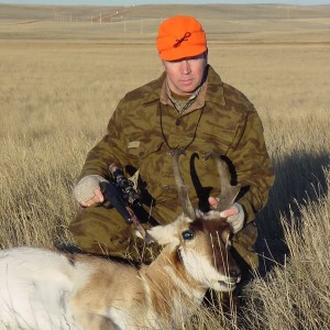 My first Pronghorn with TC contenders using 14" barrel 7x30 waters car