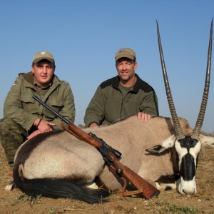 Gemsbok hunt in South Africa