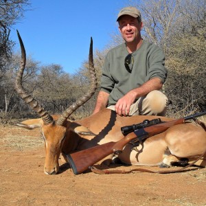 Impala hunt in South Africa