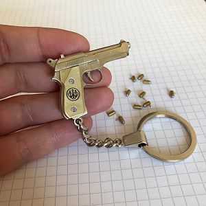 Handmade miniature 2mm Pinfire Pistol Beretta