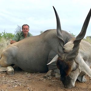 Excellent Eland bull with JKO Hunting Safaris.