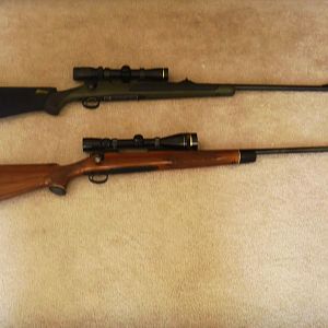 Rem XCR II in 375 Weatherby Rifle & Rem BDL in 270 Rifle