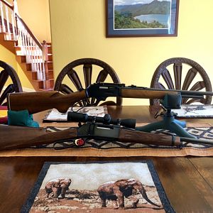 BLR in 358 Winchester Rifle & 1980 Marlin 375 Winchester Rifle