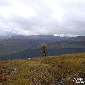 Scottish Gamekeeper in the Highlands
