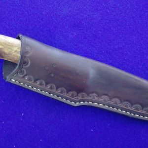 Modified Buffalo Skinner Knife & Sheath