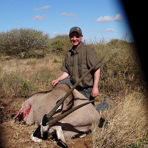 Hunting Gemsbok in South Africa