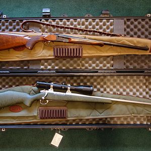 Plains Game Rifle and a Dangerous Game Rifle