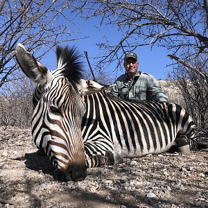 Namibia Hunt Hartmann's Mountain Zebra