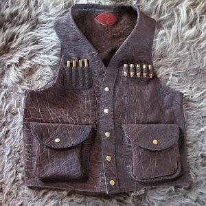 Vest made out of Elephant Leather