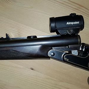 Krieghoff Classic Double Rifle in 470 NE with Aimpoint Micro