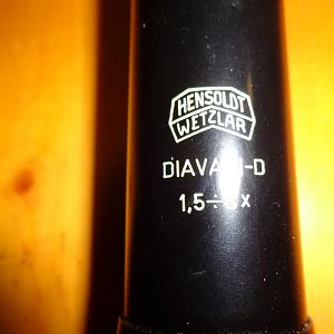 Hensoldt Diavari 1.5-6 #1 Reticle With 14mm Rail