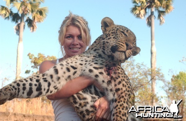 Leopard-Mikambe River, Tanzania