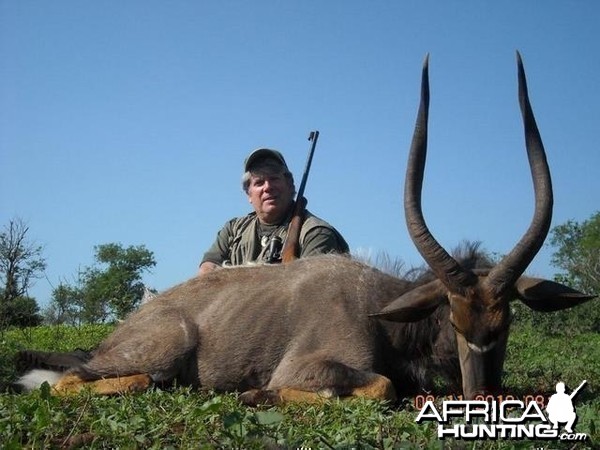 Nyala hunted with Leeukop Safaris in South Africa