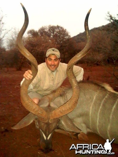 61 inch Kudu hunted in South Africa