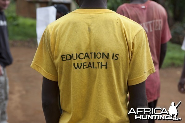 Bugala Education Is Wealth Tshirt, Uganda