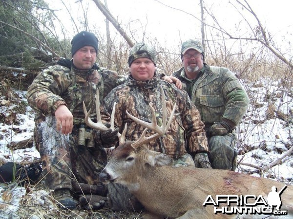 Buck hunted with black powder