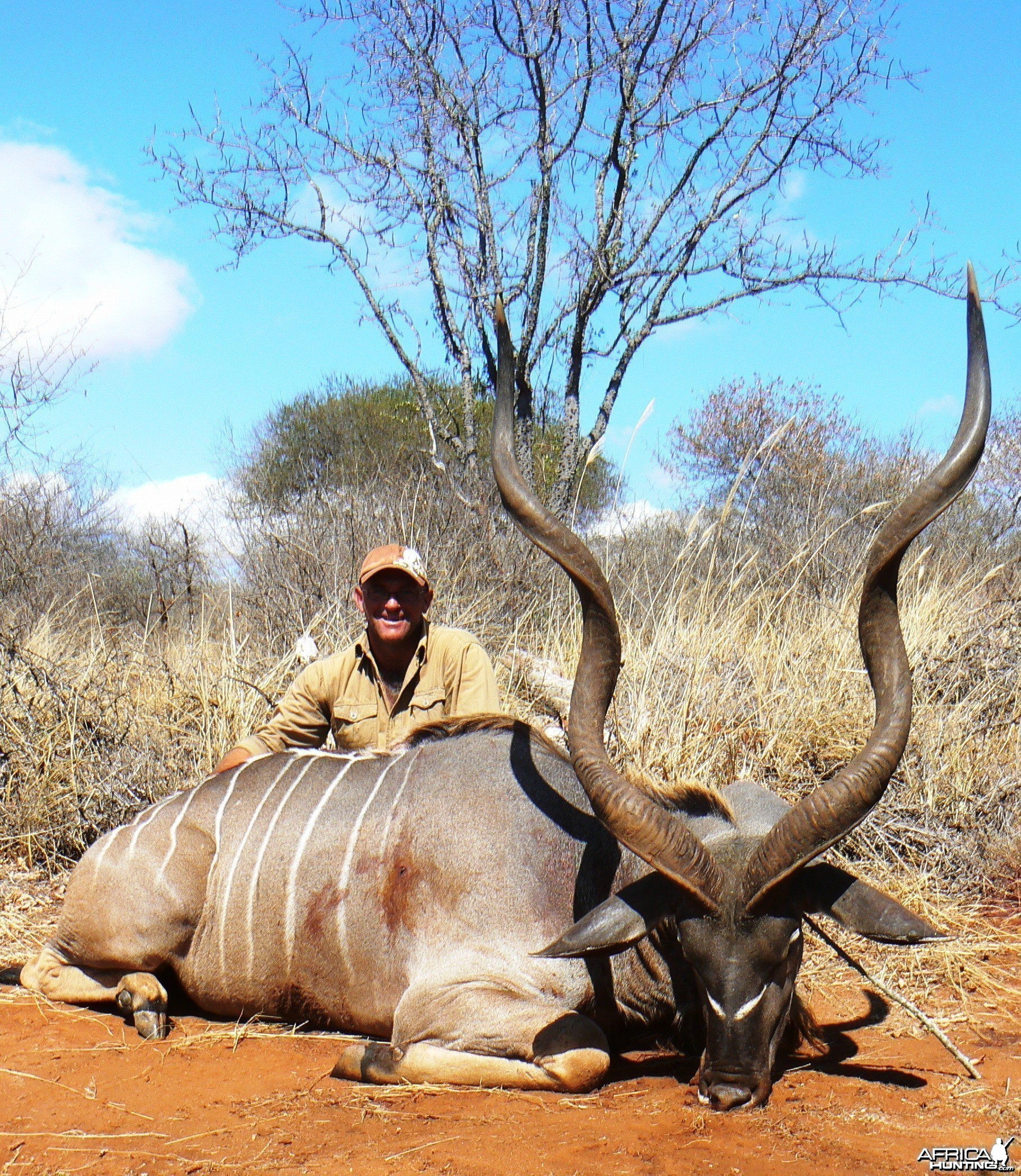 53&quot; East African kudu hunted in Tanzania