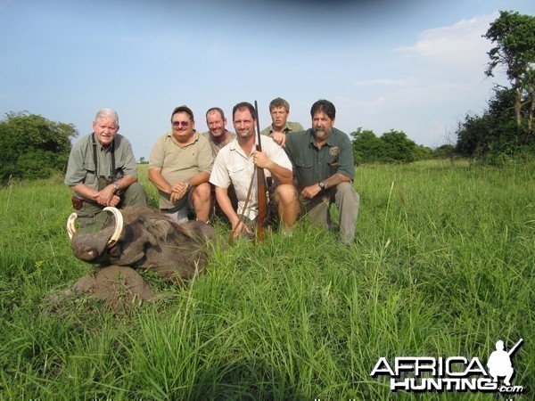 Hunting Warthog in Uganda