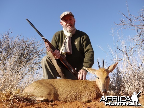 Hunting Grey Duiker in Namibia
