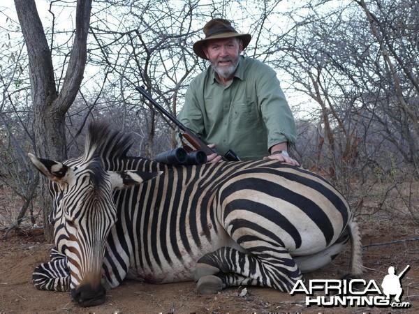Hunting Mountain Zebra in Namibia