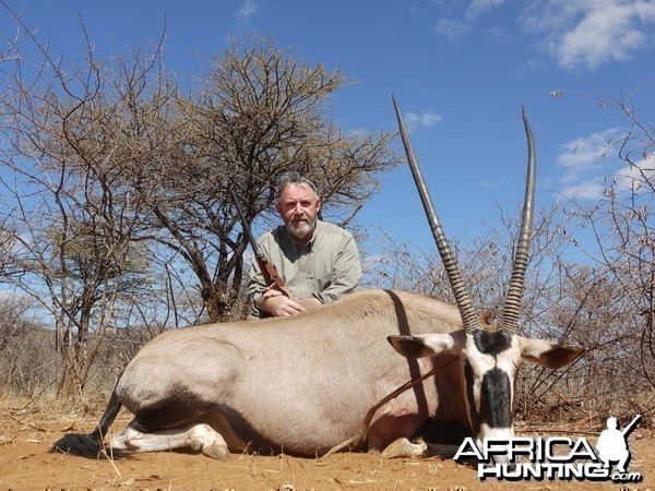 Hunting Gemsbok in Namibia