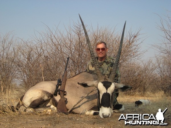 Hunting Gemsbok in Namibia