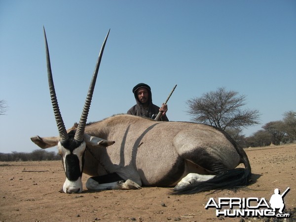 Hunting Gemsbok in Namibia