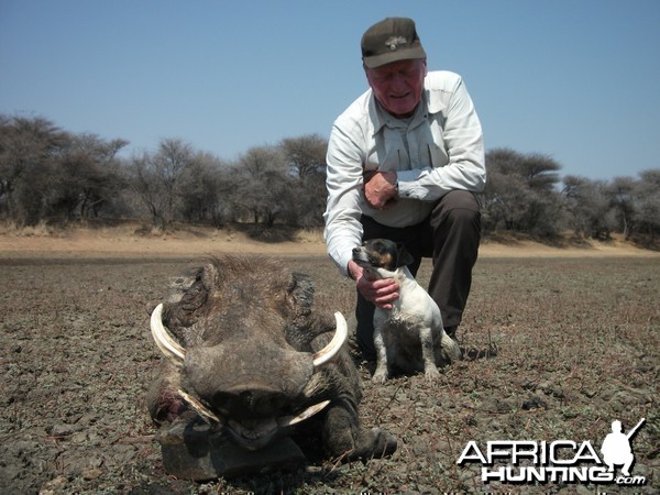 Hunting Warthog in Namibia