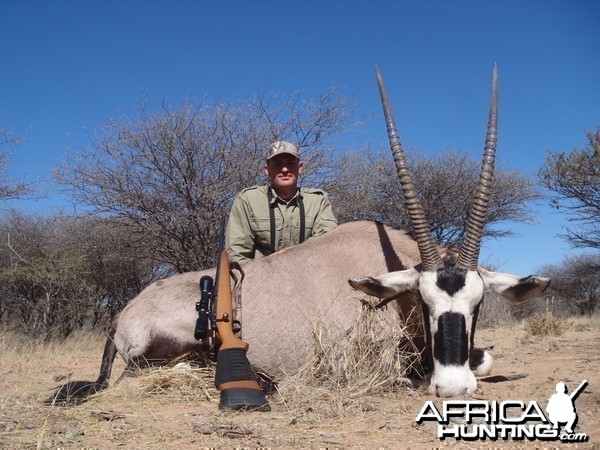 Hunting Gemsbok in Namibia