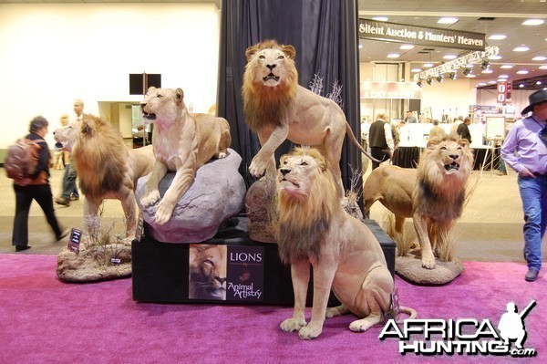 Taxidermy at Safari Club International Convention