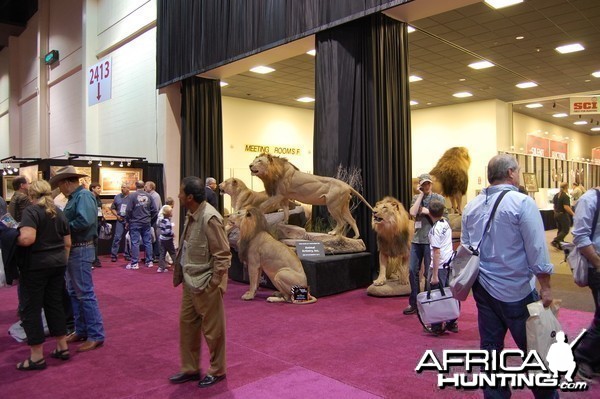 Taxidermy at Safari Club International Convention