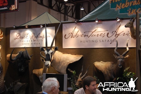 Taxidermy at Safari Club International Convention