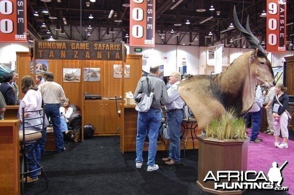 Taxidermy at Safari Club International Convention