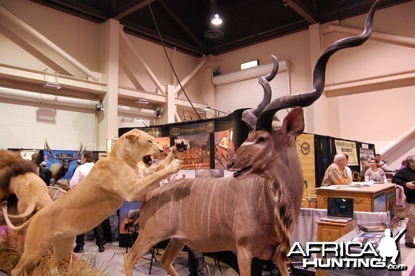 Taxidermy at Safari Club International Convention